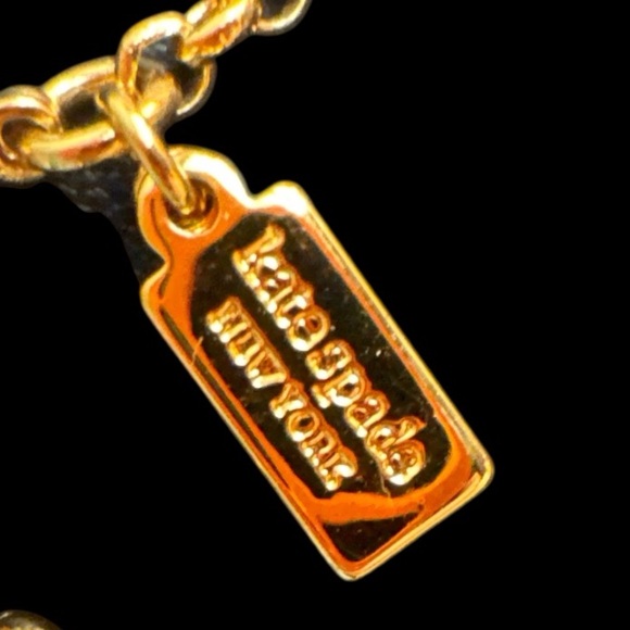 Kate Spade New York Star Bright Owl pendant necklace with a gold-tone chain - Picture 3 of 4